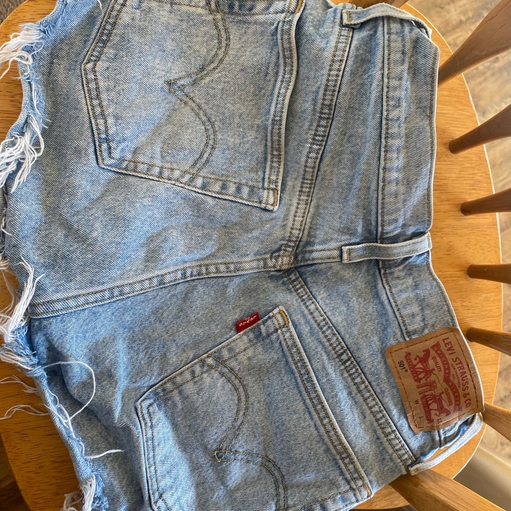 Levi’s Blue denim shorts